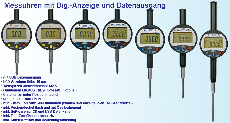 Messuhren vom Feinsten